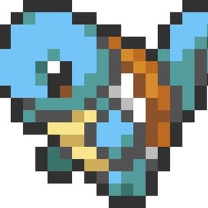 squirtel 8 bit sticker